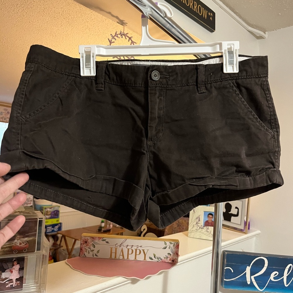 A&F brown shorts size 12